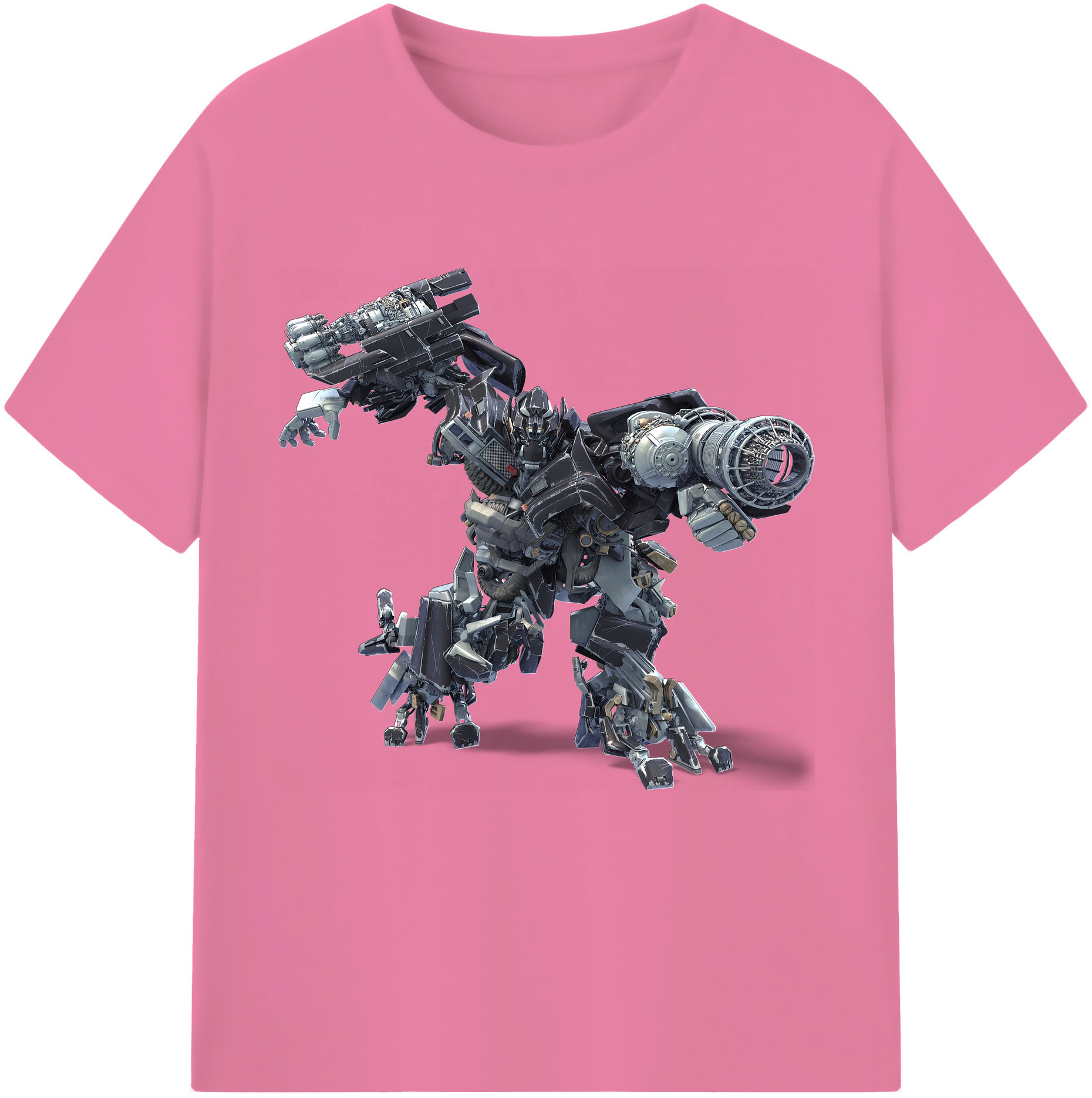 （画像用） Transformers トランスフォーマー 綿100％半袖Tシャツ（フロントプリント）